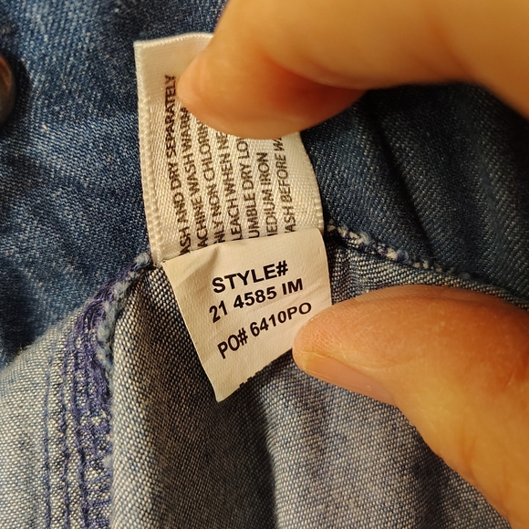 U.S. Polo Assn. Women's Size XS Denim Dress - Picture 7 of 7